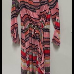 Birgitte Hirskind Colorful Striped Dress Size 38